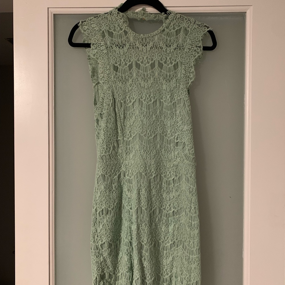 Lace mini dress